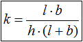 Formel k-Wert