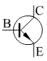 Symbol für npn-Transistor